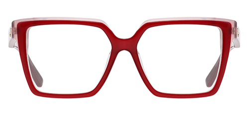 large red ferragamo glasses