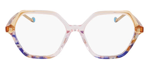 purple, pink, and brown pure glasses