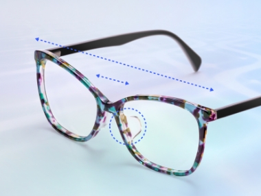 Glasses for big heads, glasses for small faces, glasses for low bridge