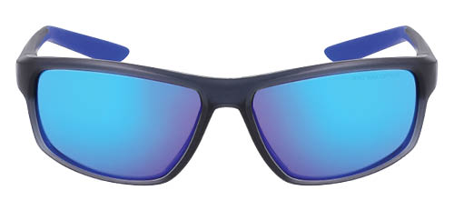 blue Nike sports glasses