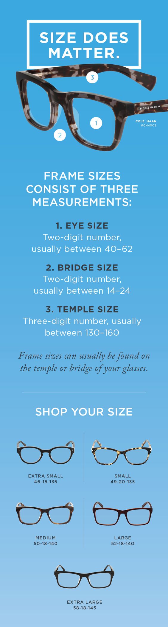 How to Find Your Glasses Size: 3 Important Numbers