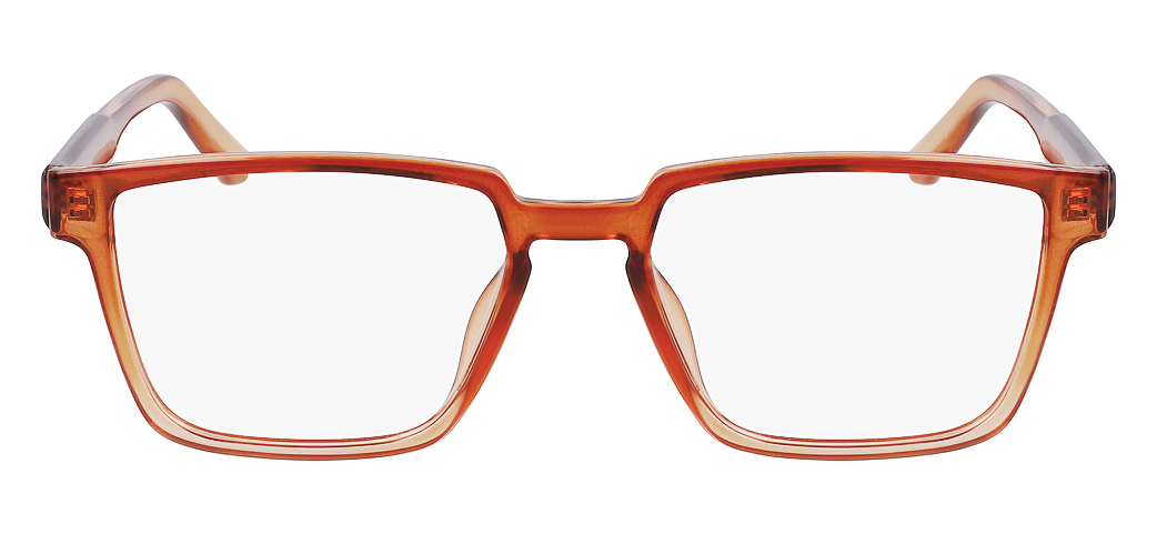 clear orange dragon glasses