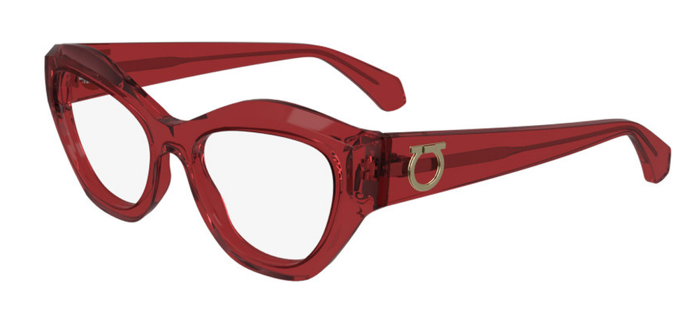 Red and Gold Ferragamo Glasses