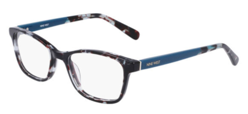 blue and black nine west glasses