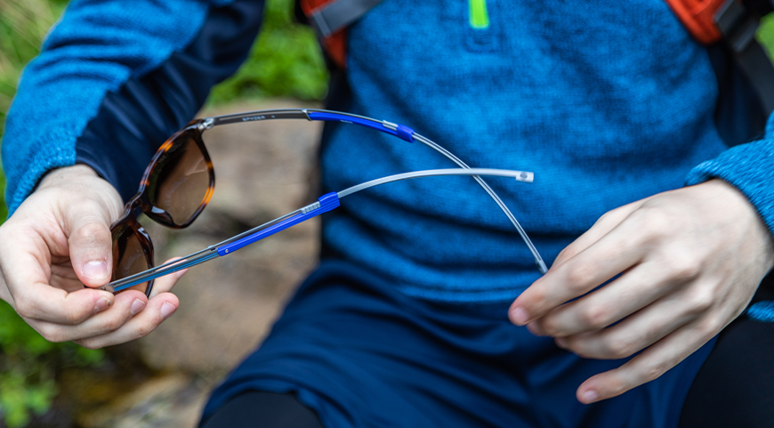 Spyder Sunglasses with built-in lanyard