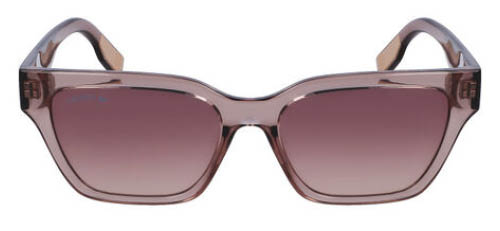 transparent pink lacoste glasses