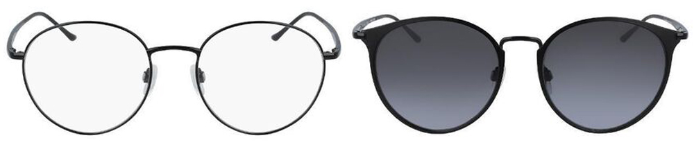 Donna Karan DO1000 glasses and Donna Karan DO100S sunglasses