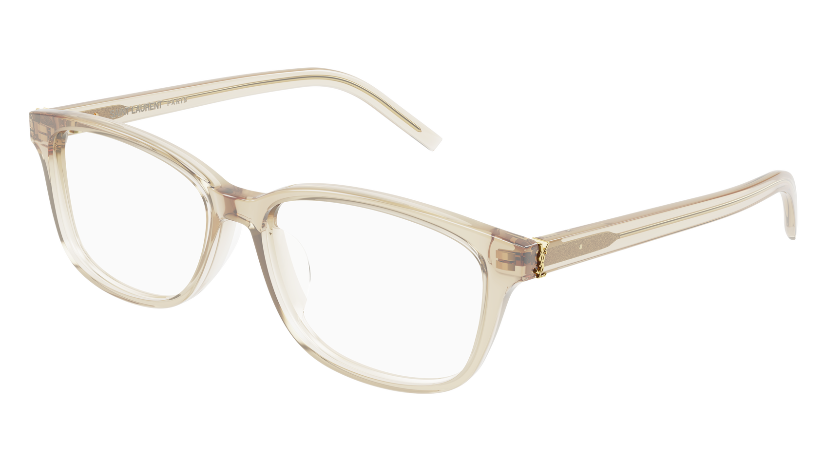 transparent saint laurent glasses