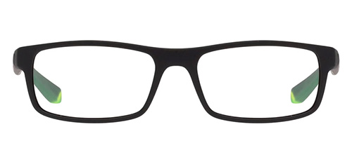 black and green athletic Nike glasses